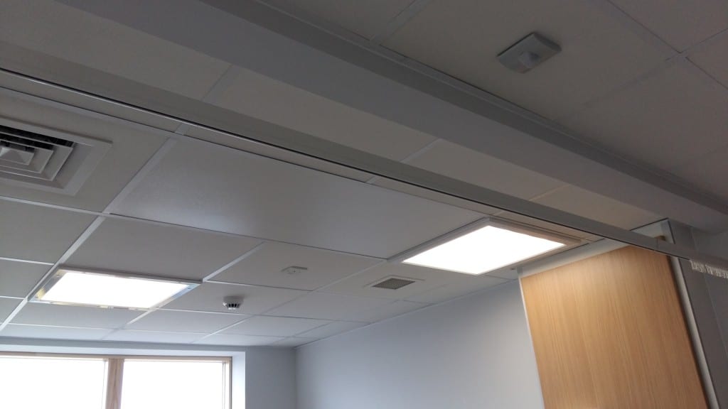Ayr Hospital CAU, Trident Panel in Ceiling