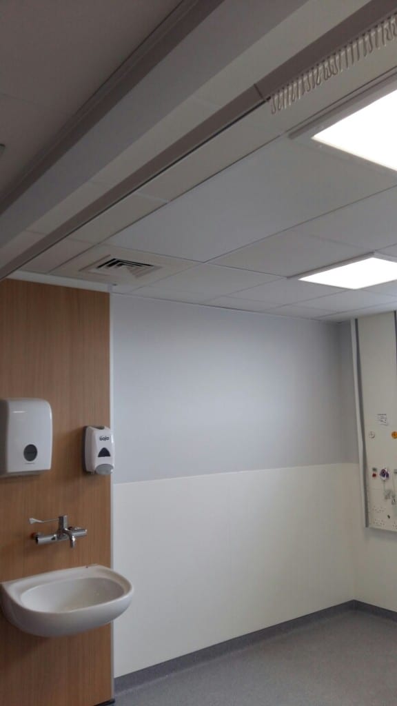 Ayr Hospital CAU, Trident Panel in Ceiling