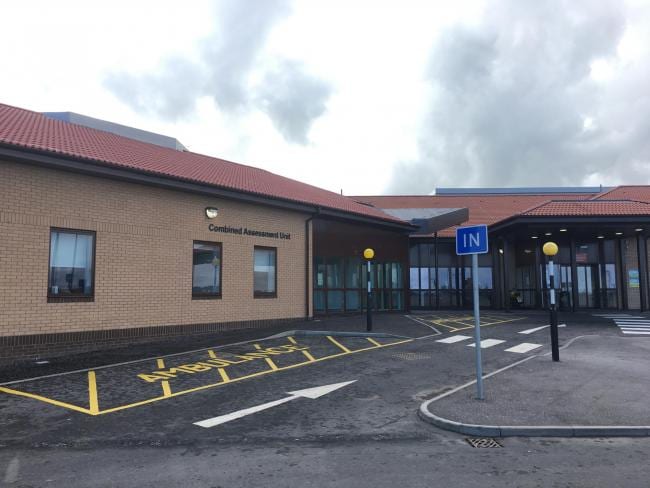 Ayr Hospital CAU Entrance