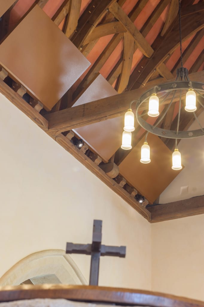 Solray Radiant Panels in the Nave of St Mary's Church in Chalgrove