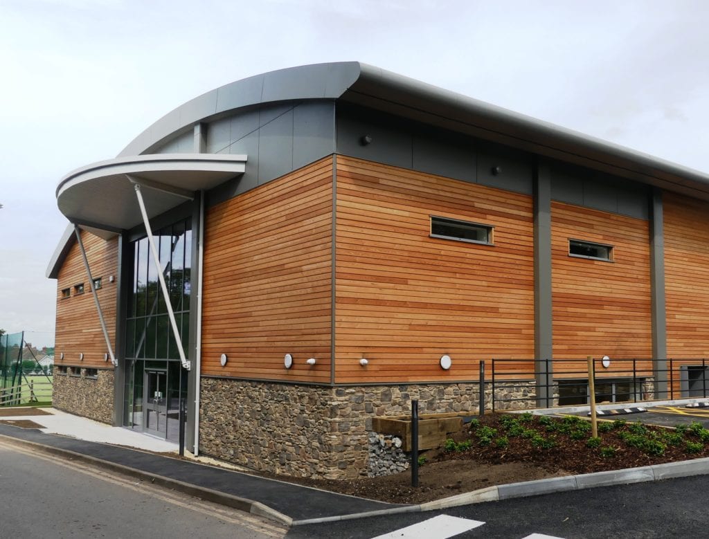 The new Sports Centre at Badminton School