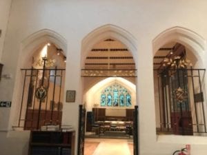 Solray Electric Radiant Panels installed at St Martin of Tours Church in Epsom